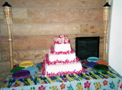 Hawaiian wedding cake